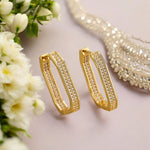 Load image into Gallery viewer, Golden Mirage Hoops