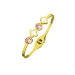 Load image into Gallery viewer, Blush Clover Bangle