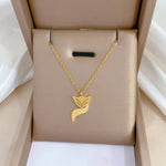 Load image into Gallery viewer, Golden Fox Charm Necklace
