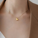 Load image into Gallery viewer, Golden Heartbeat Necklace