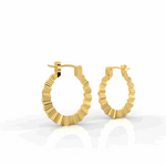 Load image into Gallery viewer, Sunburst Hoop Earrings