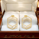 Load image into Gallery viewer, Hexagon Chic Earrings