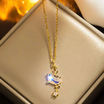 Load image into Gallery viewer, Moon Splash Star River Necklace