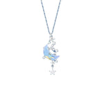 Load image into Gallery viewer, Moon Splash Star River Necklace