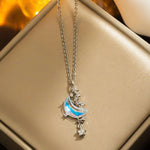 Load image into Gallery viewer, Moon Splash Star River Necklace