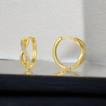 Load image into Gallery viewer, Cross circle Earrings