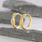 Load image into Gallery viewer, Cross circle Earrings