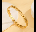 Load image into Gallery viewer, Gold Designer Bangle