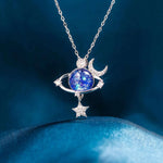 Load image into Gallery viewer, Star Moon Pendant Necklace