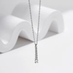 Load image into Gallery viewer, Silver Moissanite Necklace