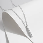 Load image into Gallery viewer, Silver Moissanite Necklace