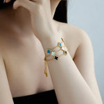 Load image into Gallery viewer, Luminous Clover Bracelet