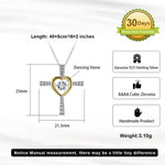 Load image into Gallery viewer, Heart Cross Necklace