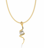 Load image into Gallery viewer, Spiral Grace Pearl Necklace