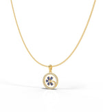 Load image into Gallery viewer, Sapphire Blossom Necklace