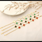 Load image into Gallery viewer, Green Clover Bracelet