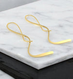 Load image into Gallery viewer, Twist Drop Earrings