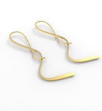 Load image into Gallery viewer, Twist Drop Earrings