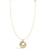 Load image into Gallery viewer, Crescent Bloom Necklace