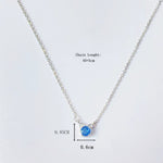 Load image into Gallery viewer, Circle Olivine Necklace
