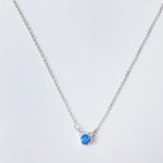 Load image into Gallery viewer, Circle Olivine Necklace
