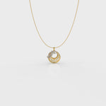 Load and play video in Gallery viewer, Crescent Bloom Necklace
